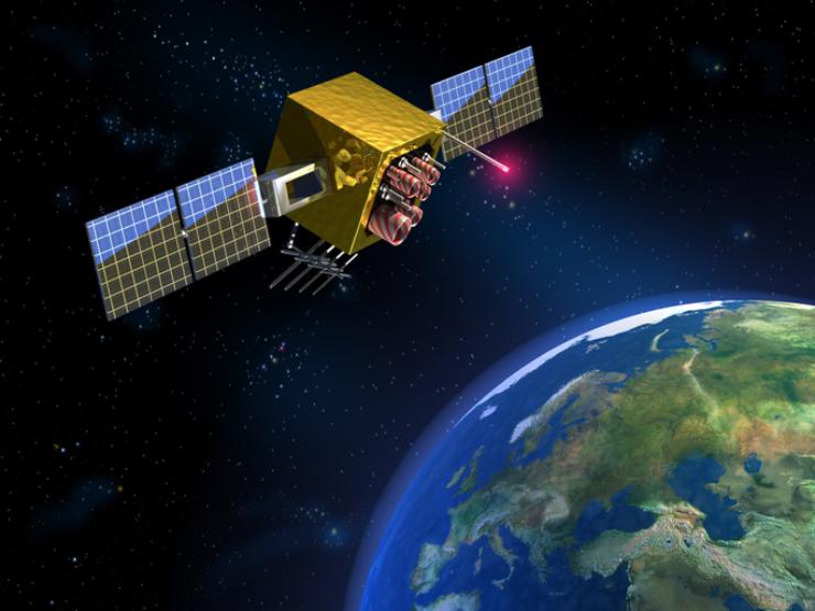 Satellite di comunicazione nello spazio
