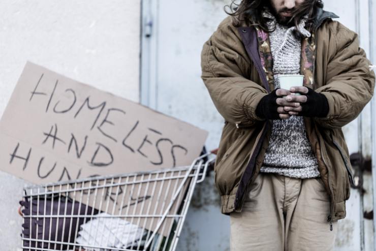 Un senzatetto