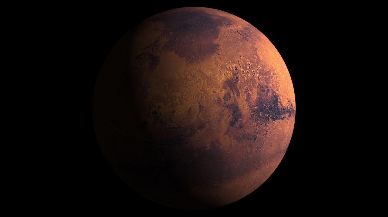 Modello 3D di Marte