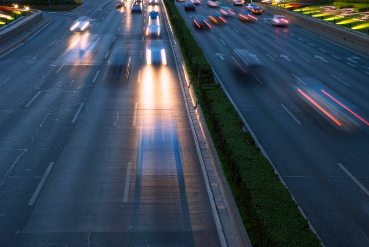 Autostrada di notte