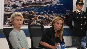 Giorgia Meloni e Ursula Von der Leyen