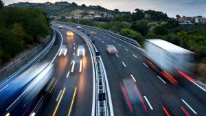 Autostrada al tramonto