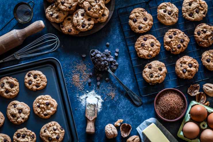 Biscotti sul tavolo