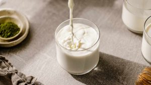 Un bicchiere di latte